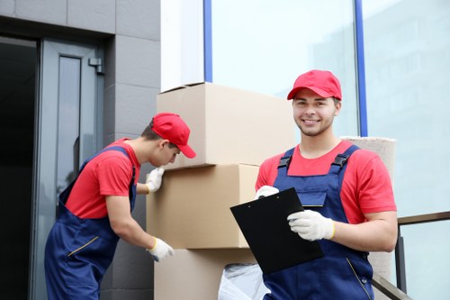 Professional house removalists assisting with a move in Wales